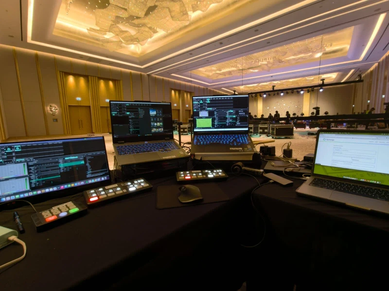 Live event production leaves no margin for mistakes, and managing video playback, lighting, broadcast switching, and show calling across five machines at once demands tools that simply work. Synergy handles all of it through one mouse, no KVM lag, no cable clutter, no failures mid-show.